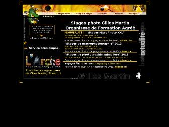 gilles-martin.com website preview