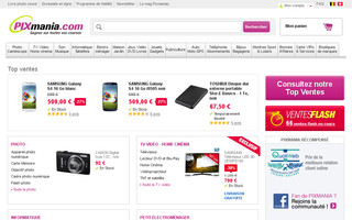 pixmania.com website preview