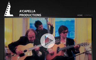 acapellaprod.com website preview