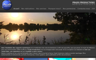 prado-productions.com website preview