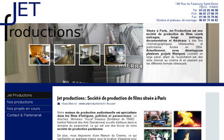 jetproductions.fr website preview