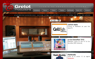 grelot.fr website preview