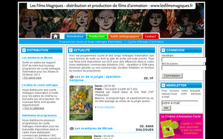 lesfilmsmagiques.fr website preview