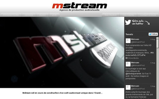 mstream.fr website preview