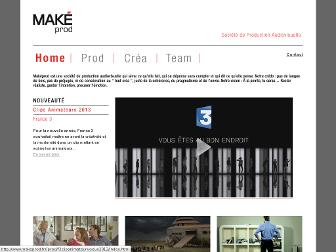 makeprod.fr website preview