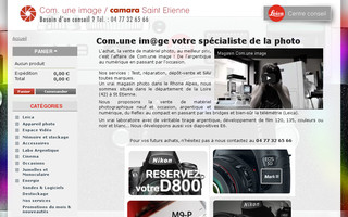 comuneimage.fr website preview