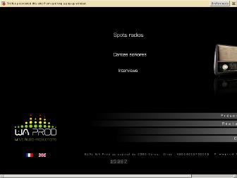 waprod.fr website preview