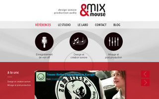 mixetmouse.com website preview