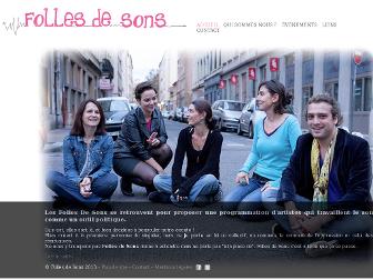 folles-de-sons.com website preview