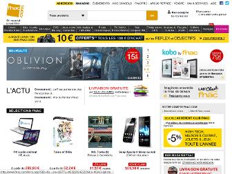 fnac.com website preview