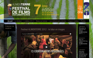 festival-alimenterre.org website preview