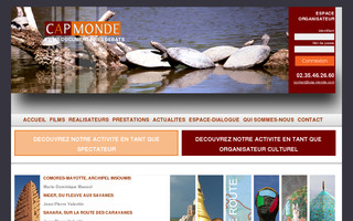 cap-monde.com website preview