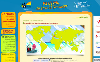 festivaldufilmdevacances.com website preview
