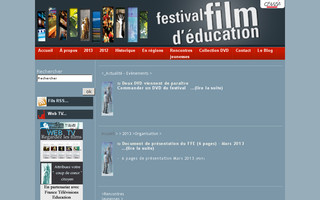 festivalfilmeduc.net website preview