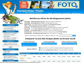 comparateur-photo.com website preview