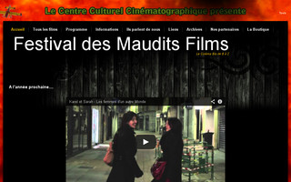 festivaldesmauditsfilms.com website preview