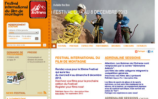 festival-autrans.com website preview
