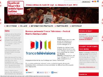 festivaldebiarritz.com website preview