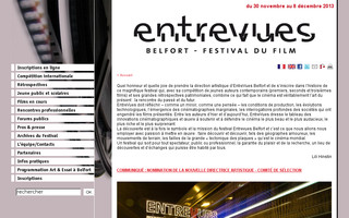 festival-entrevues.com website preview