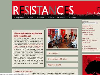 festival-resistances.fr website preview