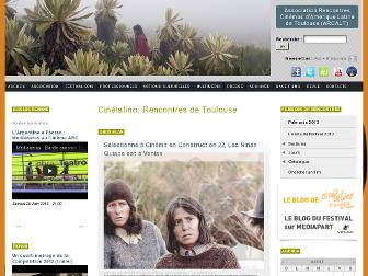 cinelatino.com.fr website preview