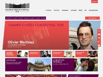 champselyseesfilmfestival.com website preview