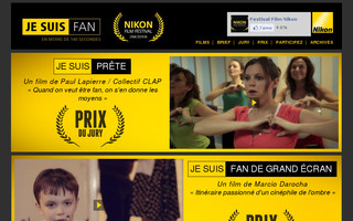 festivalnikon.fr website preview