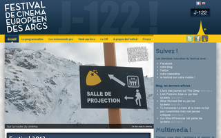 lesarcs-filmfest.com website preview