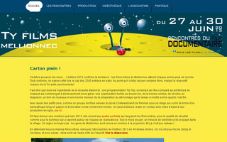 tyfilms.fr website preview
