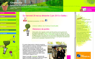 cinefeuille.com website preview