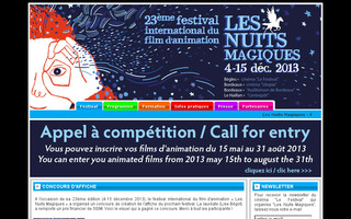 lesnuitsmagiques.fr website preview