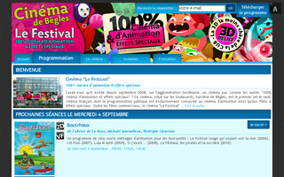 cinemalefestival.fr website preview