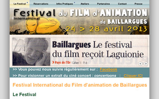 festivalbaillargues.fr website preview