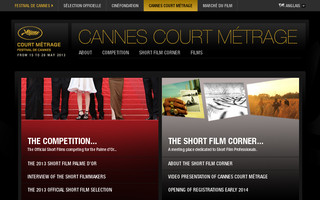 cannescourtmetrage.com website preview