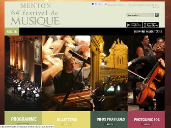 festivalmusiquementon.com website preview