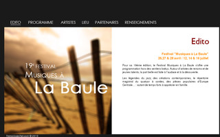 festivaldelabaule.com website preview