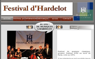 festival-hardelot.fr website preview