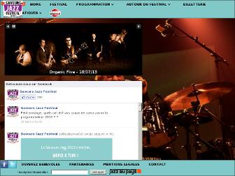 saveursjazzfestival.com website preview
