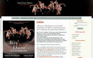 jazzornedanse.com website preview