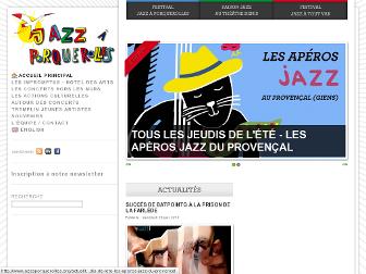 jazzaporquerolles.org website preview