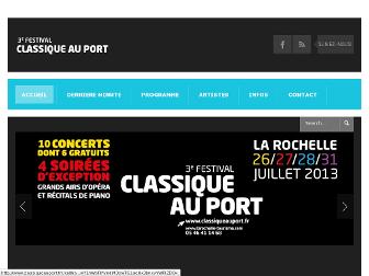 classiqueauport.fr website preview