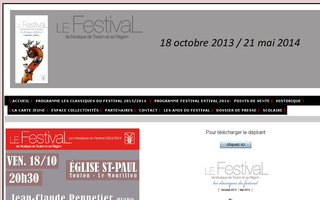 festivalmusiquetoulon.com website preview