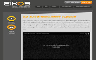 eikos.fr website preview