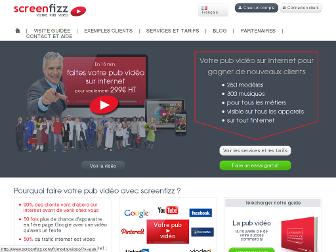 screenfizz.com website preview