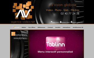 agence-video.net website preview