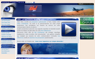 sibelfilms.fr website preview