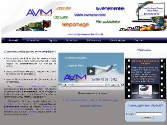 avmproduction.fr website preview