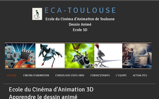 ecole-cinema-animation.com website preview