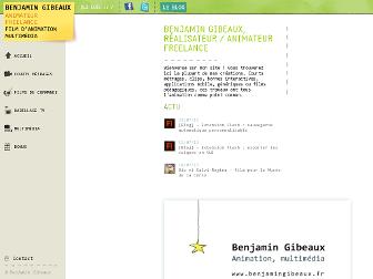 benjamingibeaux.fr website preview