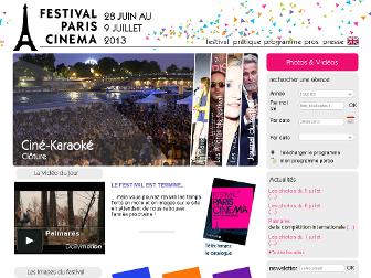 pariscinema.org website preview